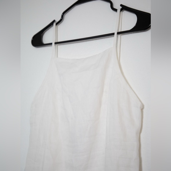 Free Label White Linen Mini Dress Small - Picture 3 of 6